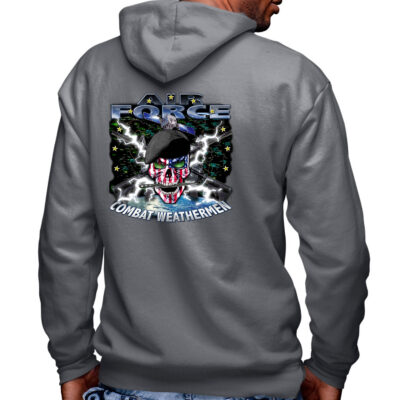USAF Combat Weatherman Air Force Veteran Military Custom Hoodie