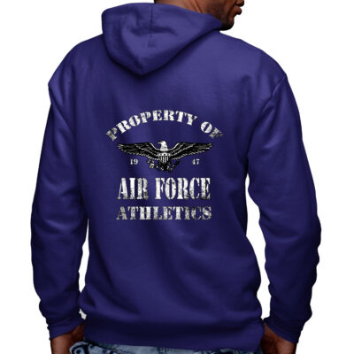 Property Of Air Force Athletics Veteran Military Custom Hoodie