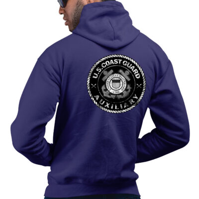 Auxiliary US Coast Guard Veteran Custom Hoodie