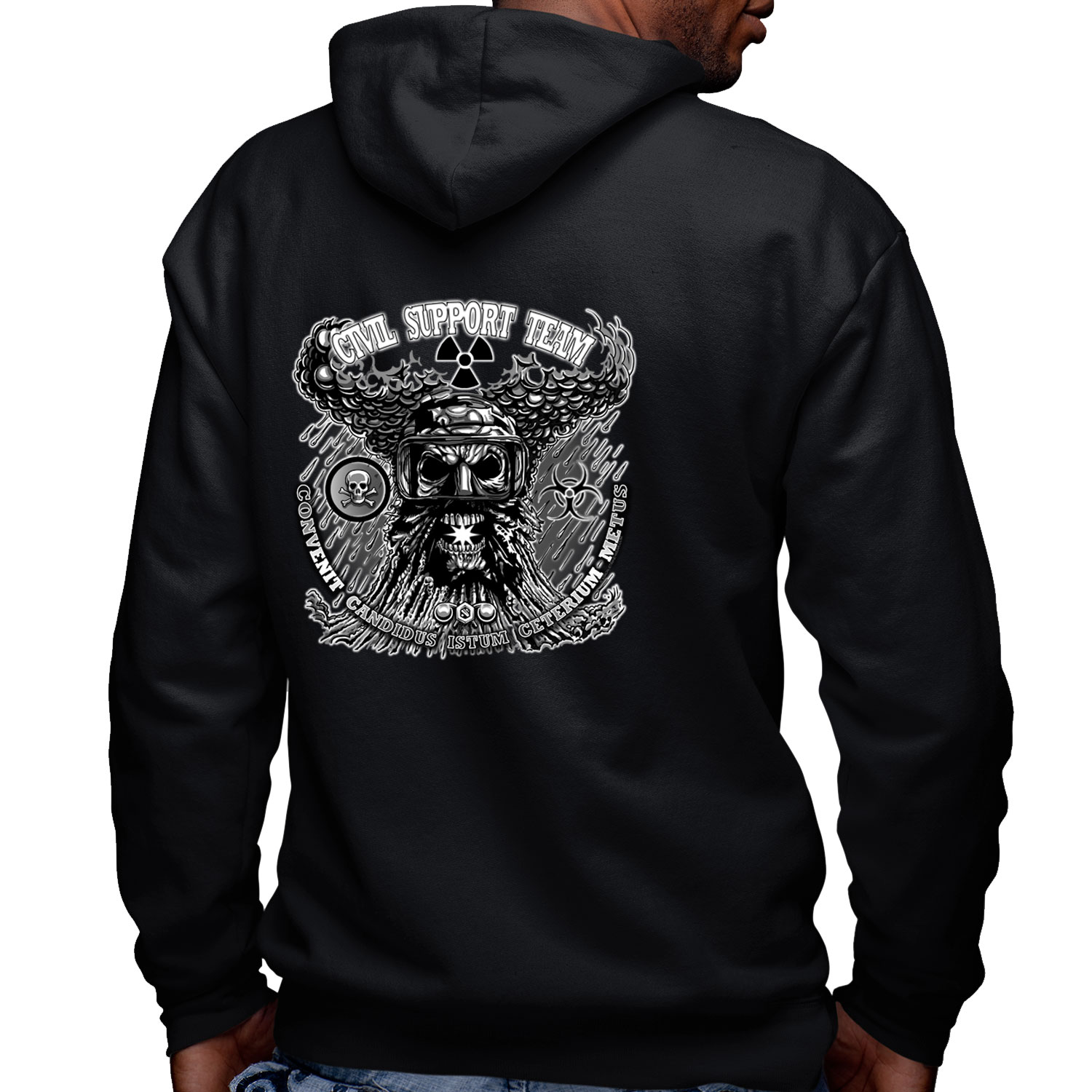 Civil Support Team Convent Candidus Istum Ceterium Metus Army Veteran Military Custom Hoodie