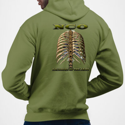 NCO Backbone of the Army Veteran Military Custom Hoodie