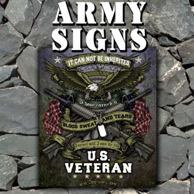 Army Vintage Signs
