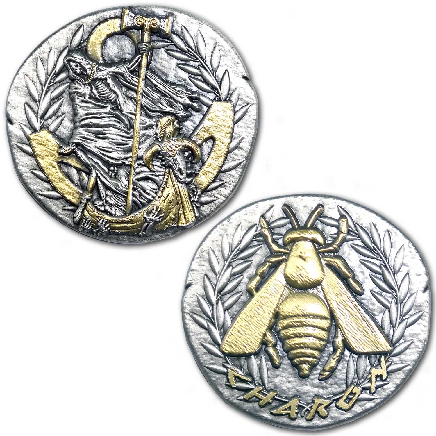 Charon the Ferryman of the Greek Underworld Ancient Collectible Coin